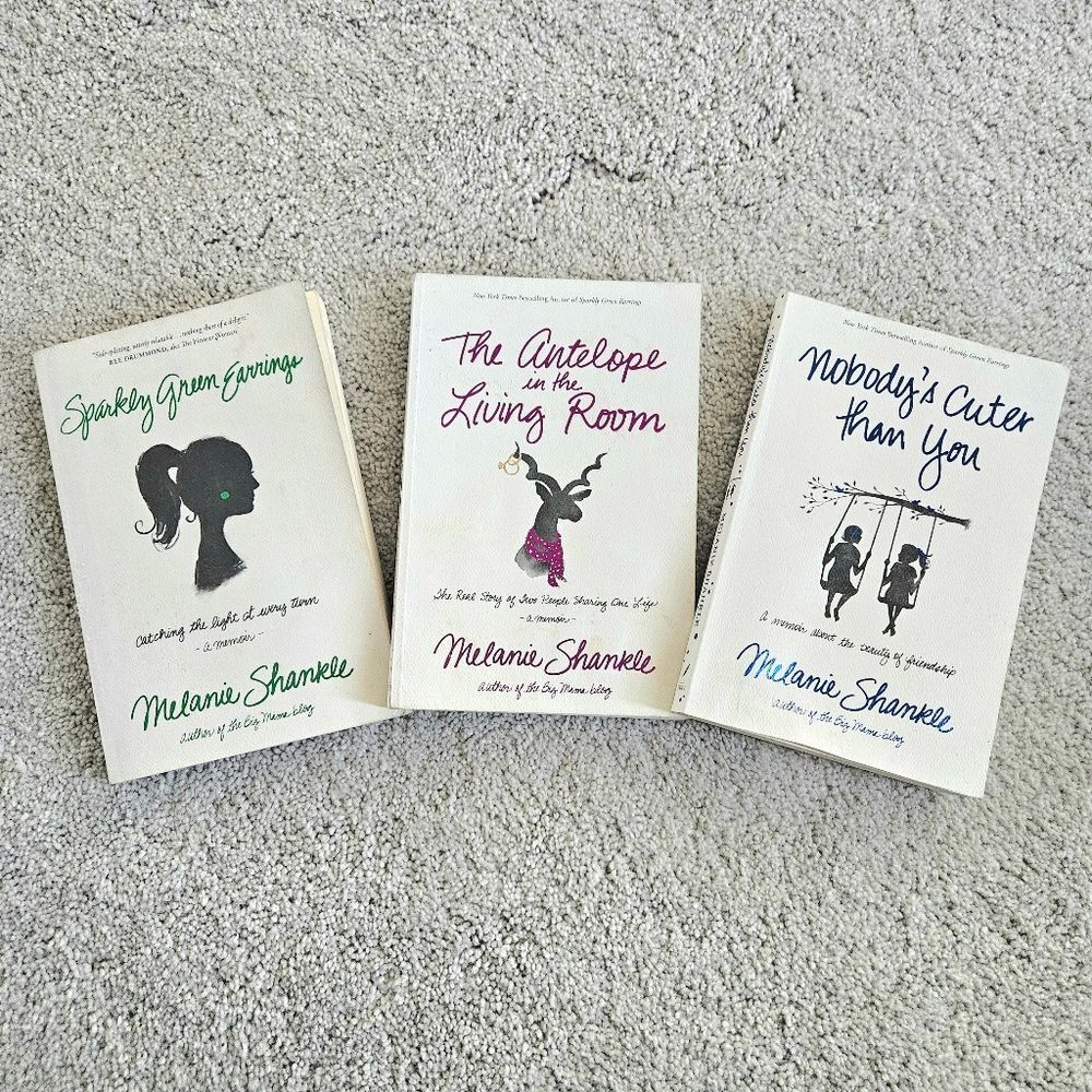 Melanie Shankle Sparkly Green Earrings Antelope In The Living Room Nobodys Cuter